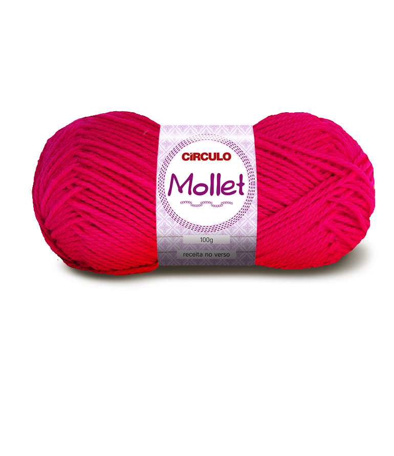LANA MOLLET CIRCULO 390 MAGENTA